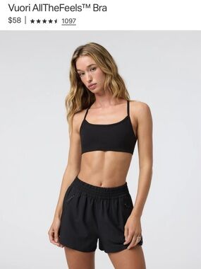 Vuori AllTheFeels™ Bra